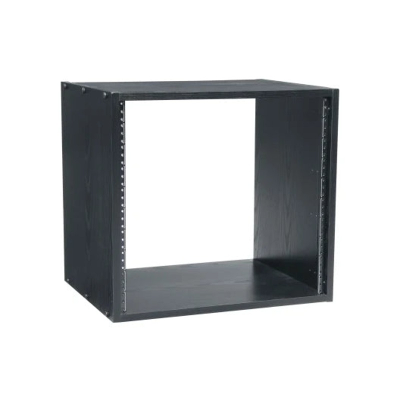 RK10, Middle Atlantic 10RU Black Wood Grain Laminate Rack