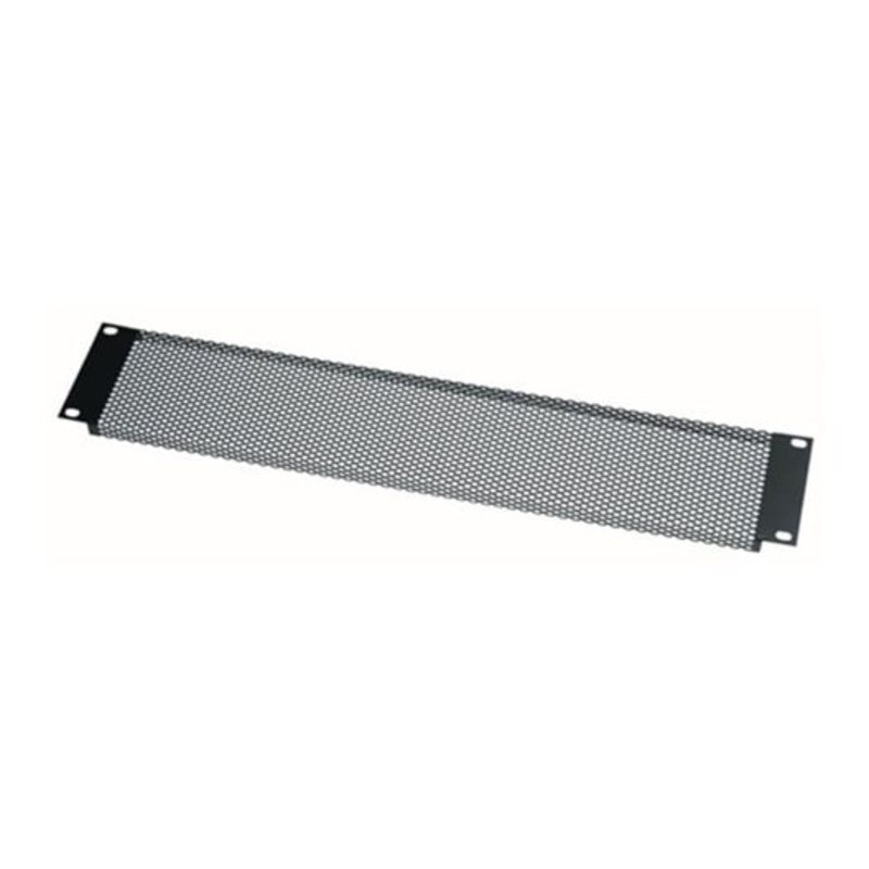 VT2, Middle Atlantic 2RU Rack Vent Panel, Perforated with 64% Open Area