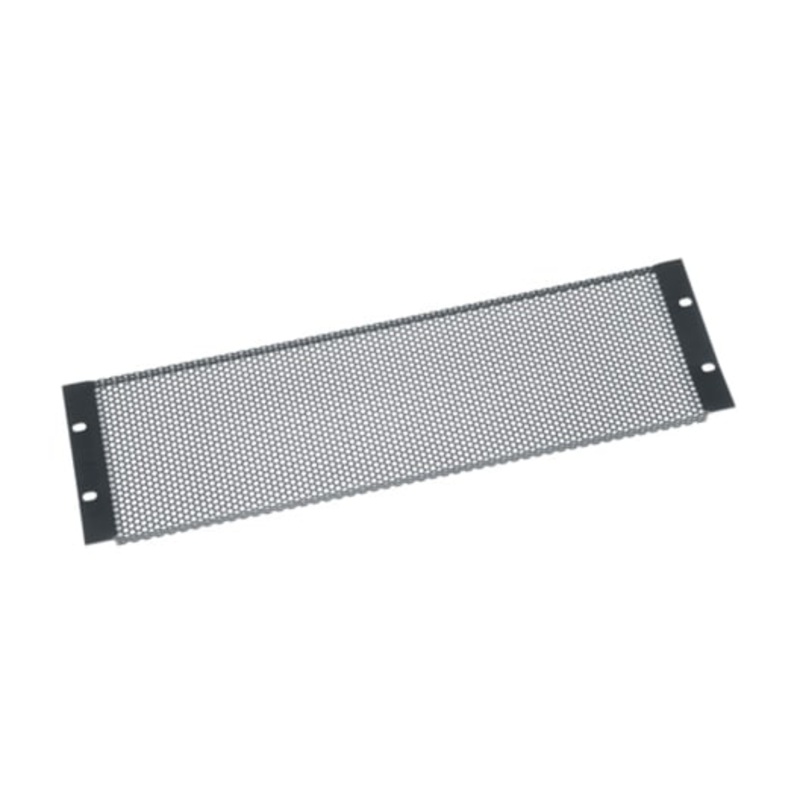 VT3, Middle Atlantic 3RU Rack Vent Panel, Perforated with 64% Open Area