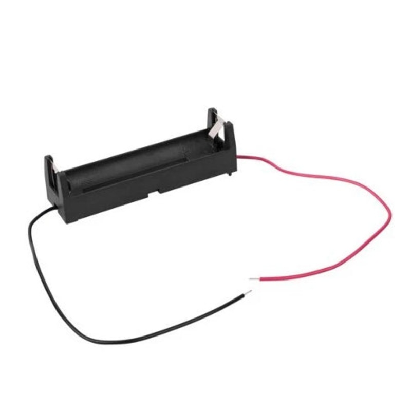 BH1865, Philmore Single 18650 Battery Holder with Six Inch (6″) Wire Leads
