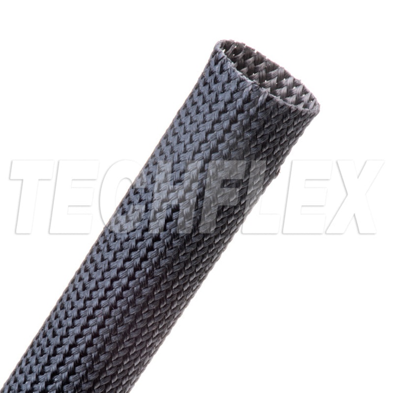 FGN0.25BK-FT, tech Flex Hi-Temp Fiberglass Sleeve 1200F Black 1/4″ per FT.