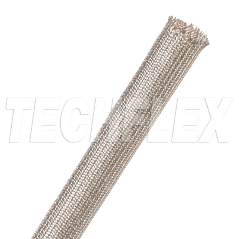 FHN0.38NT-100, TechFlex Fiberglass Sleeving 3/8” 1200F 100FT