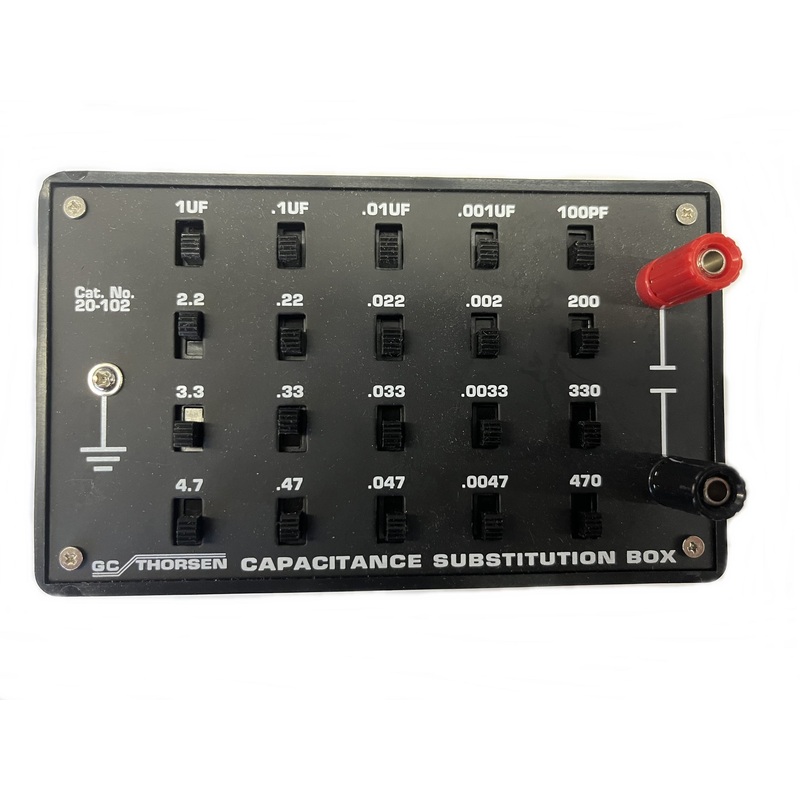 GC Electronics 12-102, 100pF to 4.7uF Capacitance Substitution Box
