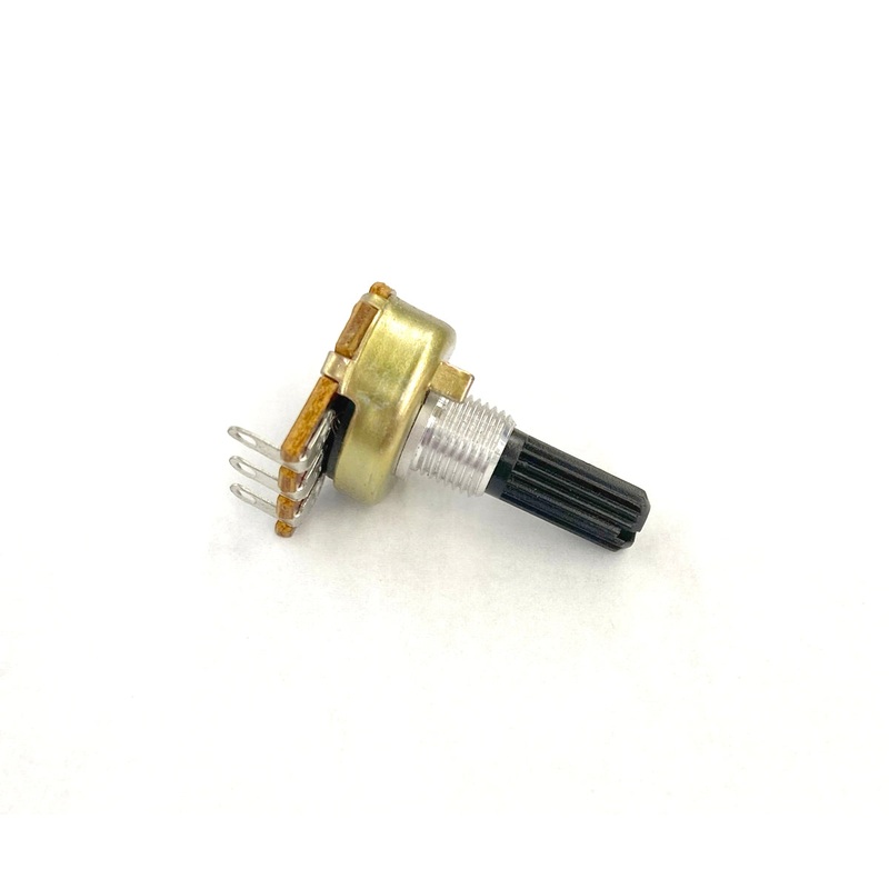 HDK B5K, 5K Ohm 1/4 Watt, 1/4″ Splined Shaft Linear Potentiometer