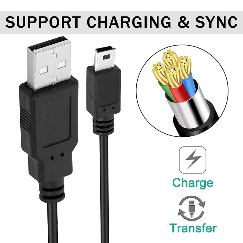 MV3896, USB2.0 A to Mini-B 5pin 3ft
