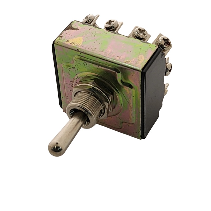Propart 4PDT ON-OFF-ON Heavy Duty Bat Handle Toggle Switch 15A@125V AC