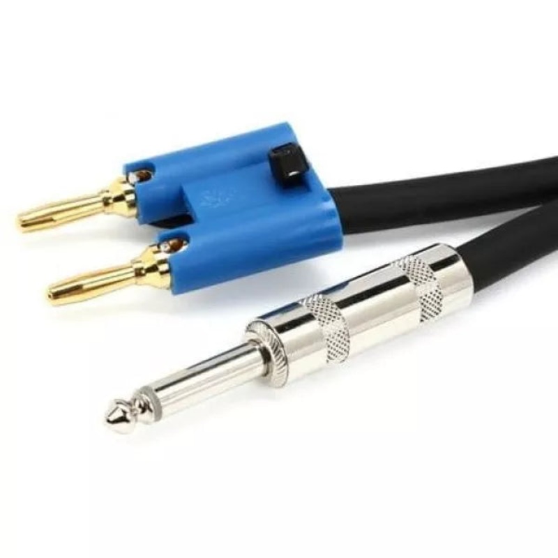 S14BQ-50, ProCo 50′ Excellines Banana to 1/4″ TS 14AWG Speaker Cable