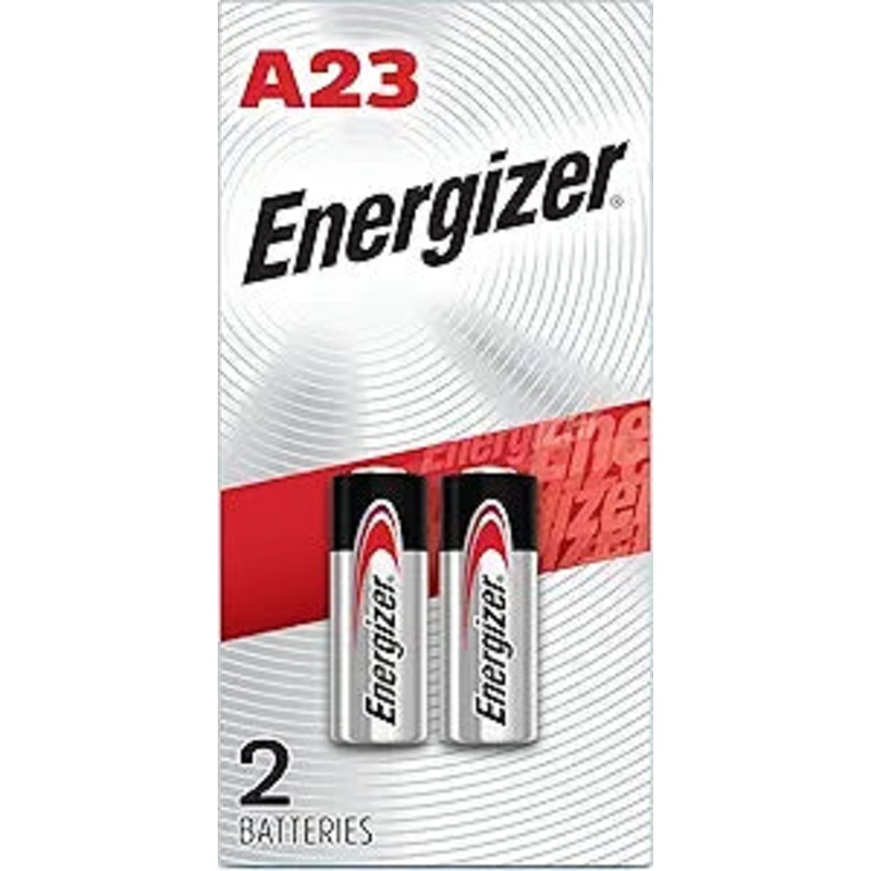 A23-2pk, MVO 2 Energizer A23 21/23 23A MN21 GP23 12v Alkaline Garage Door Opener