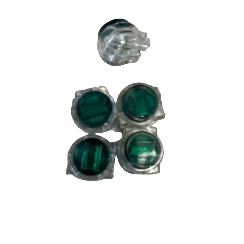 UG-R, #M Green[Comma] Tap Bridge[Comma] 19-26 AWG[Comma] 5pk
