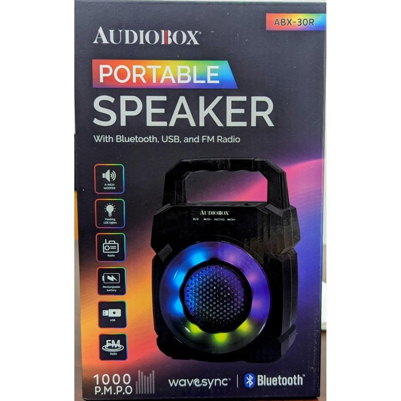 AudioBox ABX30r Portable Mini Speaker Ring Light 3 inch