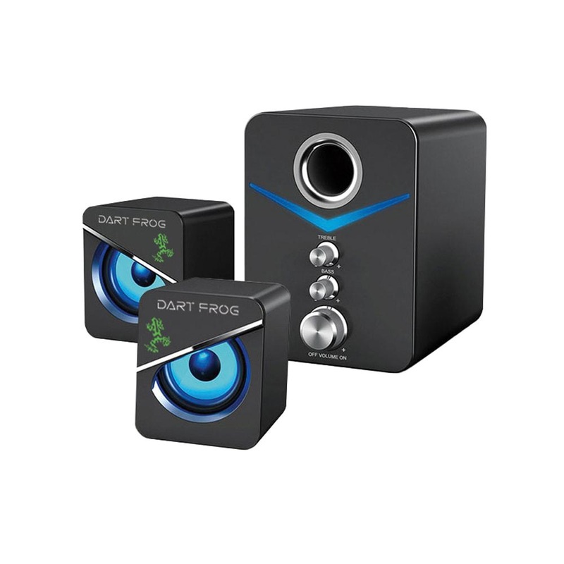 Dart Frog 53648 Computer Speakers with Subwoofer Black