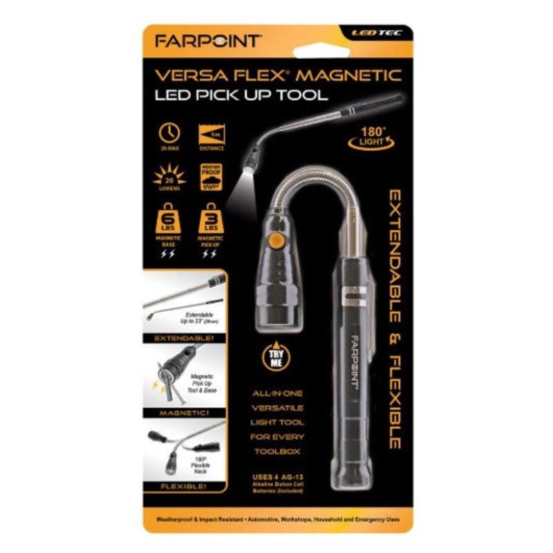 Farpoint FLFB2312 Versa Flex Magnetic LED Pick Up Tool