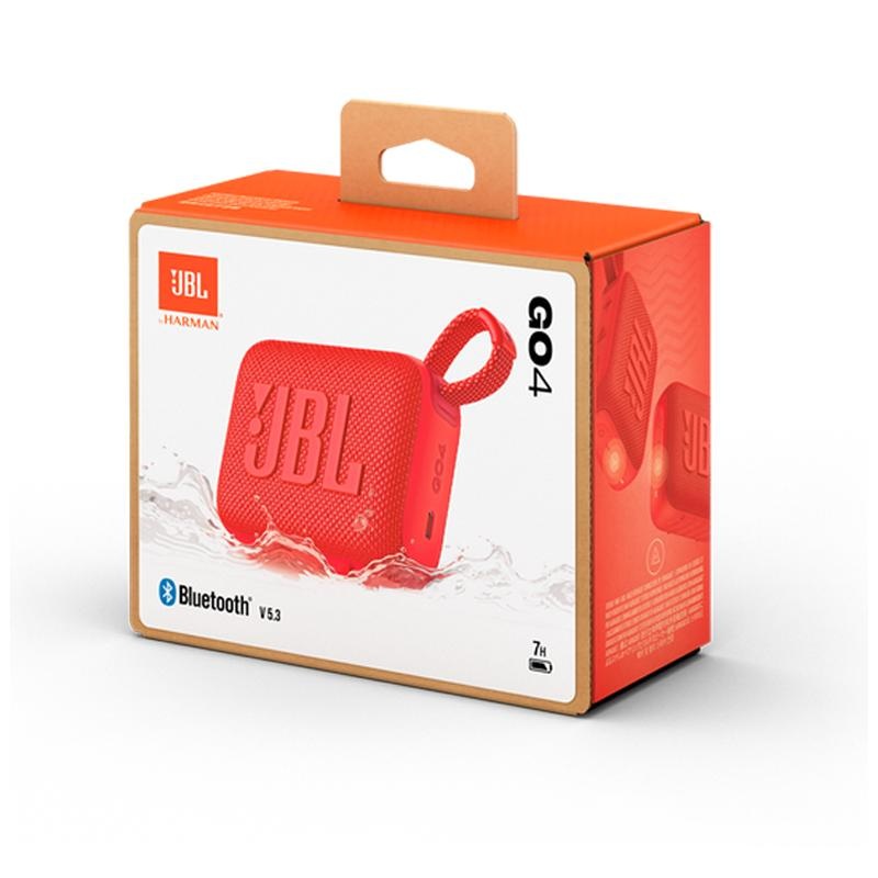 JBL GO4-Red Ultra-Portable Bluetooth Speaker – Red