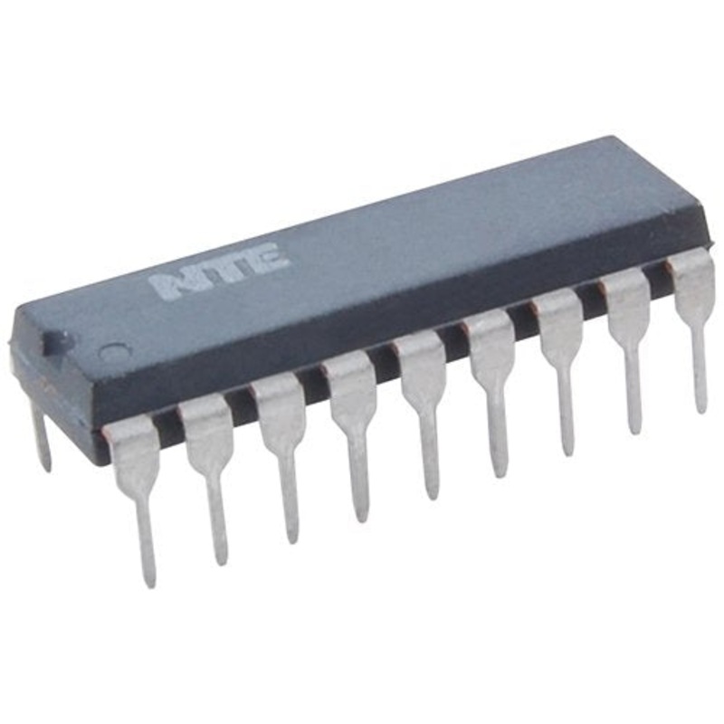 NTE Electronics NTE74C922 Integrated Circuit TTL-CMOS 16-Key Keyboard Encoder with 3 State Output, 3V-15V, 18-Lead DIP Package