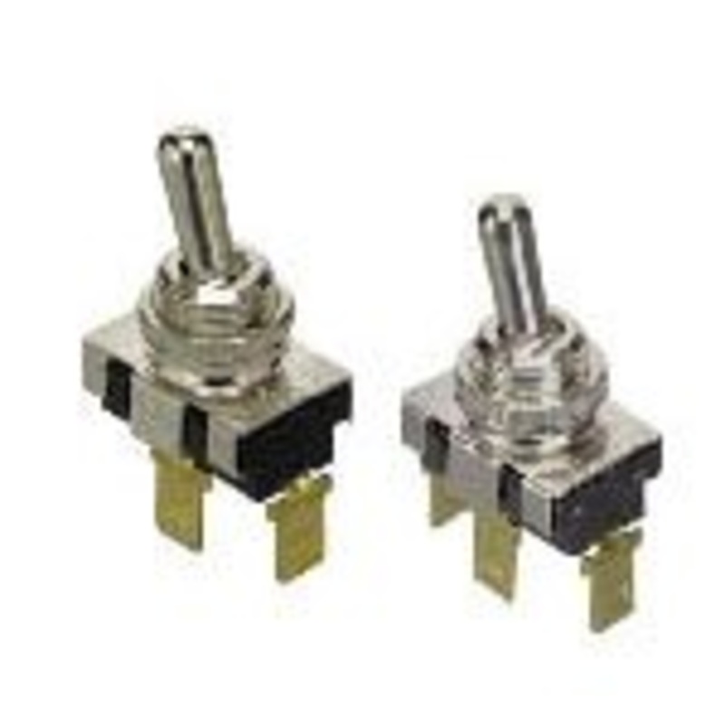 GC 35-3005-BU Toggle Switch, On-Off, SPST, Quick Connect, Panel Mount, 20A 125V, 10A 250V, 0.64″ L x 0.4″ D x 0.92″ H (Pack of 2)