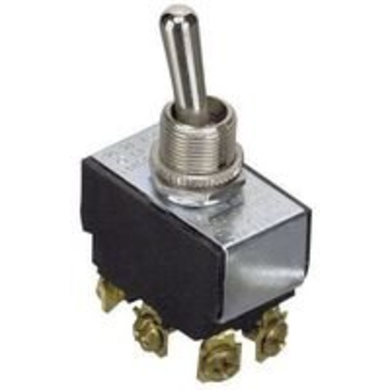 GC ELECTRONICS 35-080BU SWITCH, TOGGLE, SPST, 20A, 250V (1 piece)