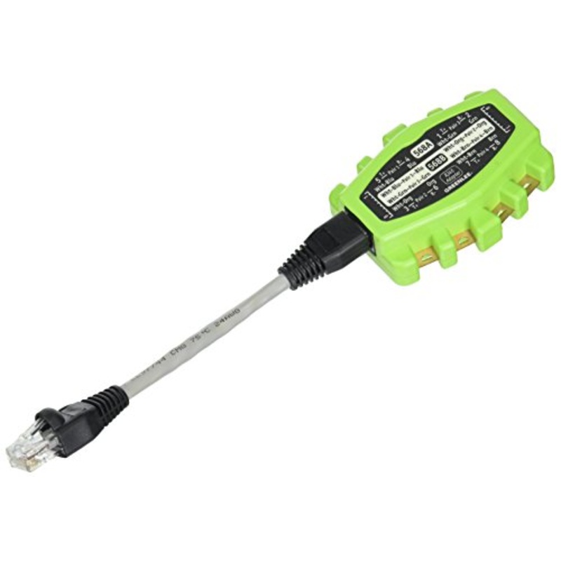 Greenlee Communications 1902 RJ45 Modular Adapter, 8 Way