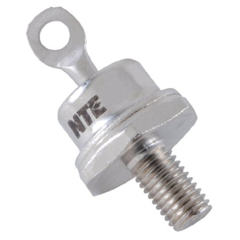 NTE Electronics NTE6002 Silicon Power Rectifier Diode, Do-5, Cathode Case, 40 Amp Current Rating, 1000V