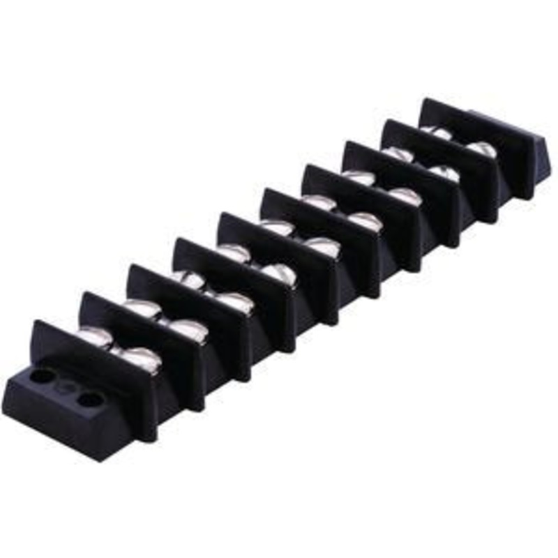 CINCH 20-140 TERMINAL BLOCK, BARRIER, 20POS, 16AWG