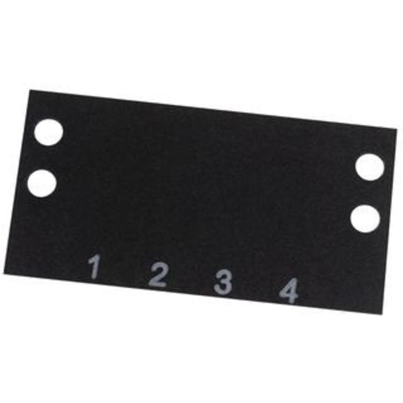 CINCH MS-4-140 TERMINAL BLOCK MARKER, 1 TO 4, 9.53MM (10 pieces)