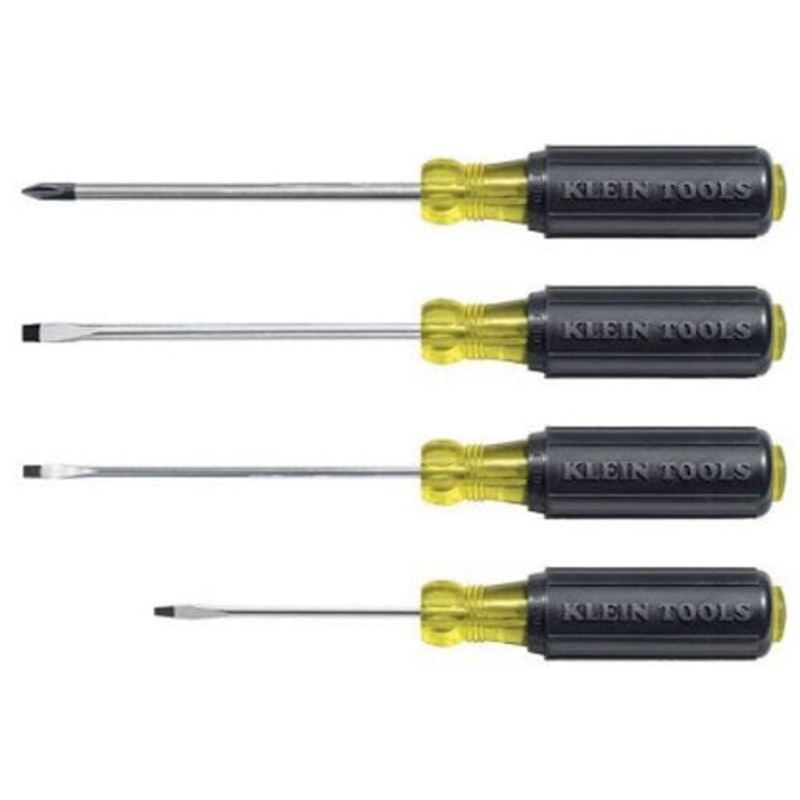 Klein Tools 85484 Mini Cushion Grip Screwdriver Set (4-Piece)