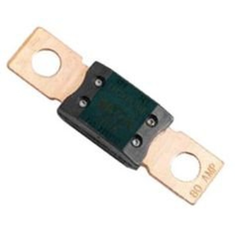 LITTELFUSE 0298080.ZXEH FUSE, BOLT-DOWN, 80A, 32V, TIME DELAY (1 piece)