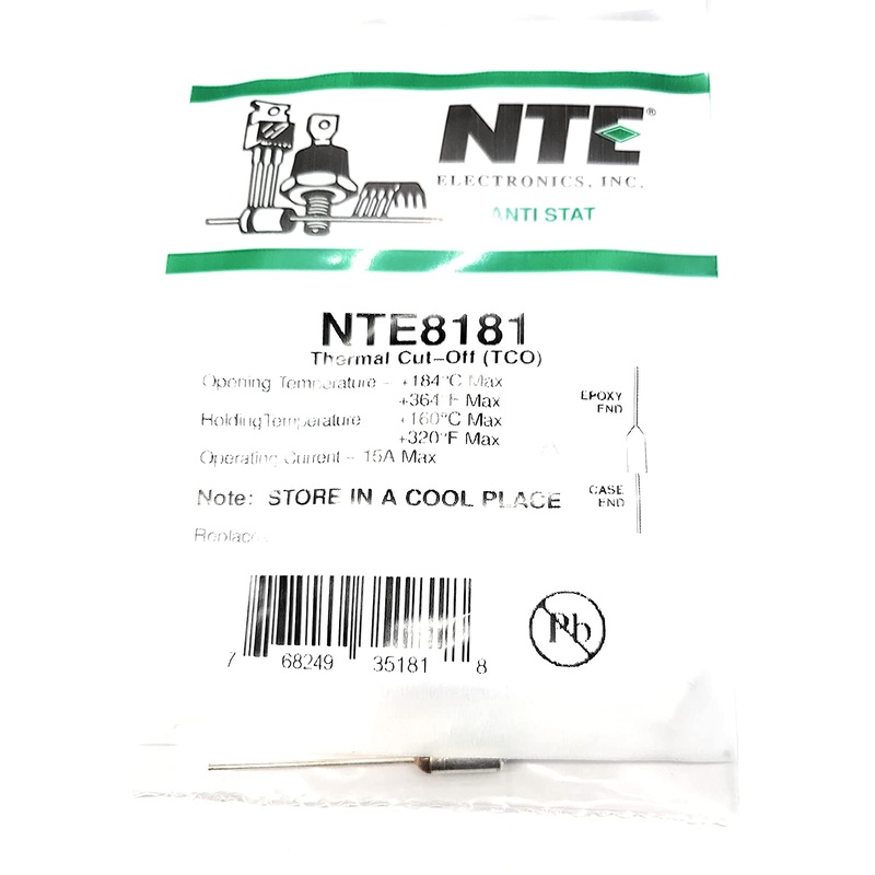 NTE8181 THERMAL FUSE 184*C AXIAL