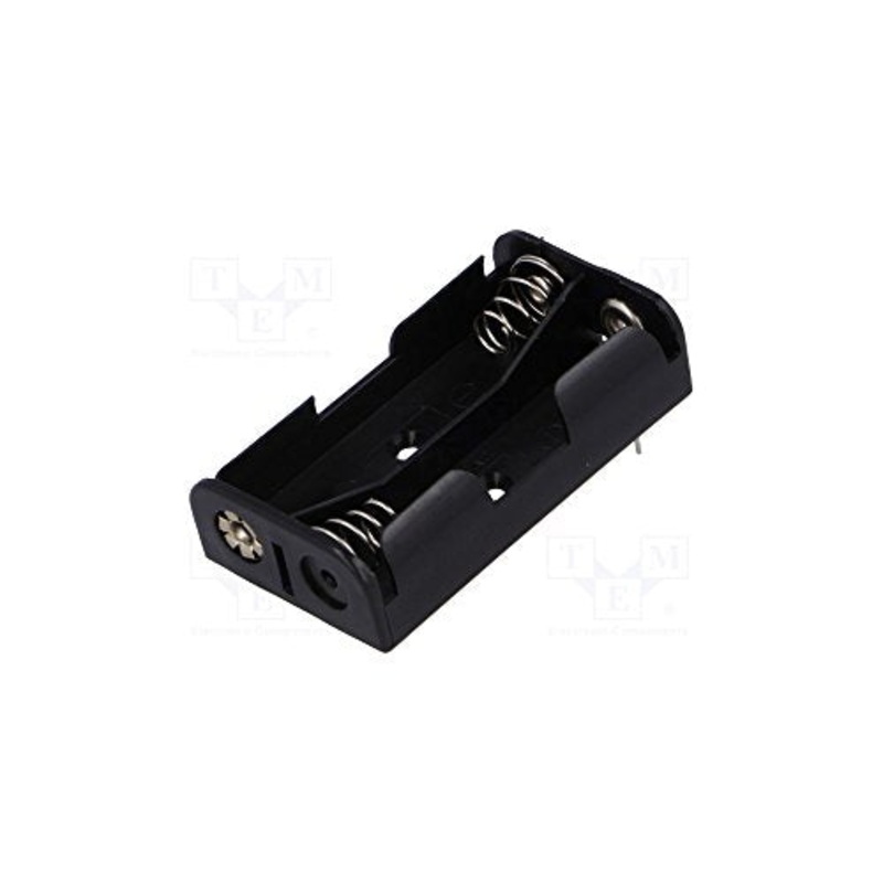 Philmore Battery Holder for (2) AA with Standard Snap Connector : BH321 (1)