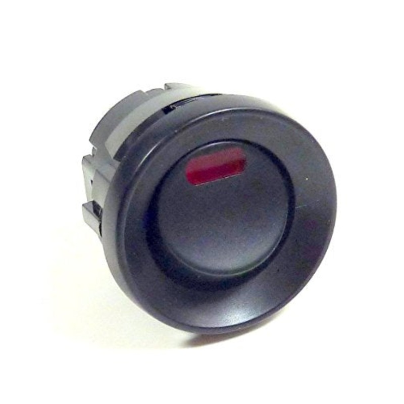 Philmore Small Lighted On-Off Round Rocker Switch With Red LED, SPST 5A 125V AC , 3A 250V AC; 30-10059