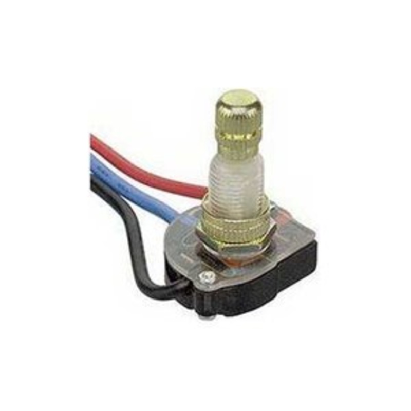Rotary Canopy Switch w/ Stripped Wire Leads – 2 Circuit / 3-Way : 30-9160
