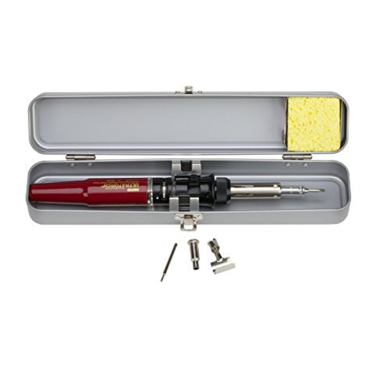 UT-100SIK Master Appliance Butane Powered Ultratorch, 3-in-1 Professional Soldering Iron, Flameless Heat Tool and Pinpoint Torch with Metal Case