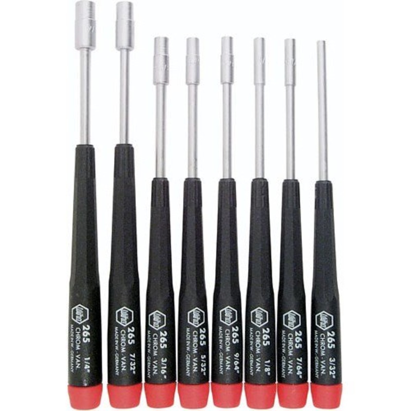 Wiha 26591 Precision Inch Nut Driver Set, 8 Piece