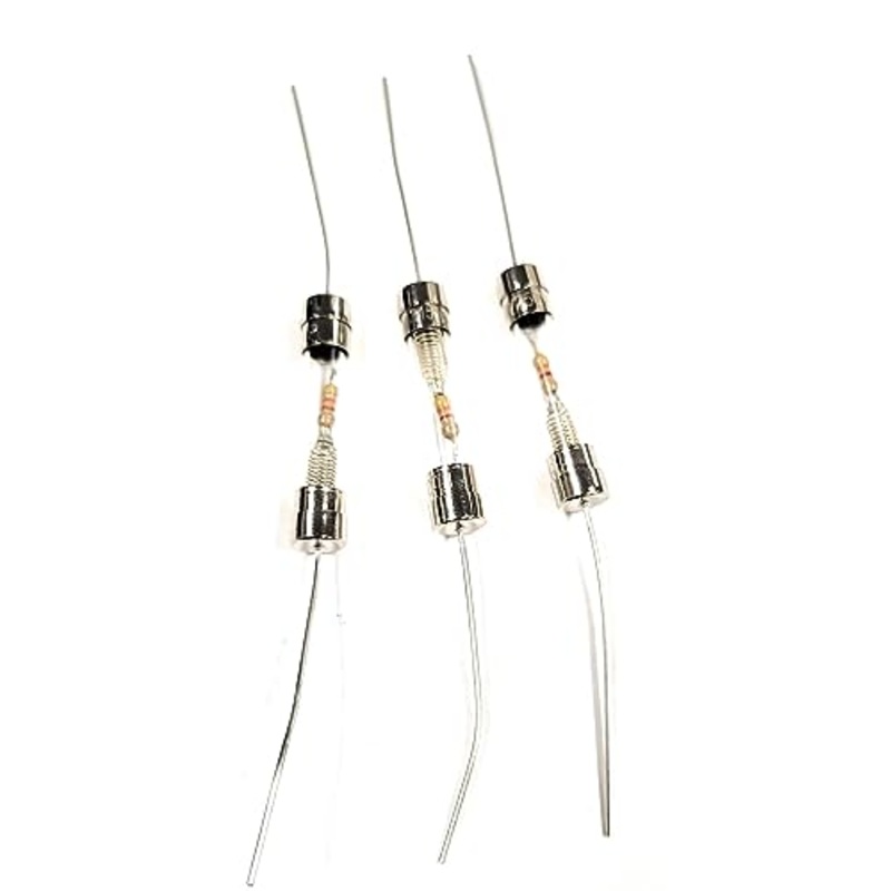 Fuse 10MA 10 MILLIAMP Pigtail AXIAL Wire Leads (3PCS) 315.010 LITTELFUSE SLO BLO .010AMP 250V 3AG 1.25 X .250 INCH