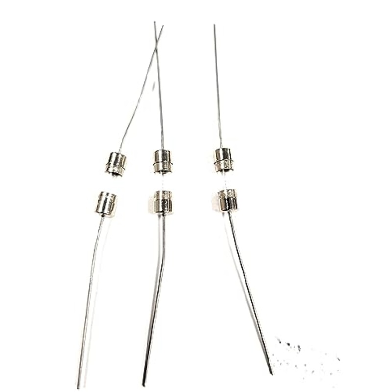 Fuse 224002 2 AMP 2AMP 250V Pigtail Wire Leads (3PCS) LITTELFUSE 2AG Body 15MM X 4.8MM Fast Acting
