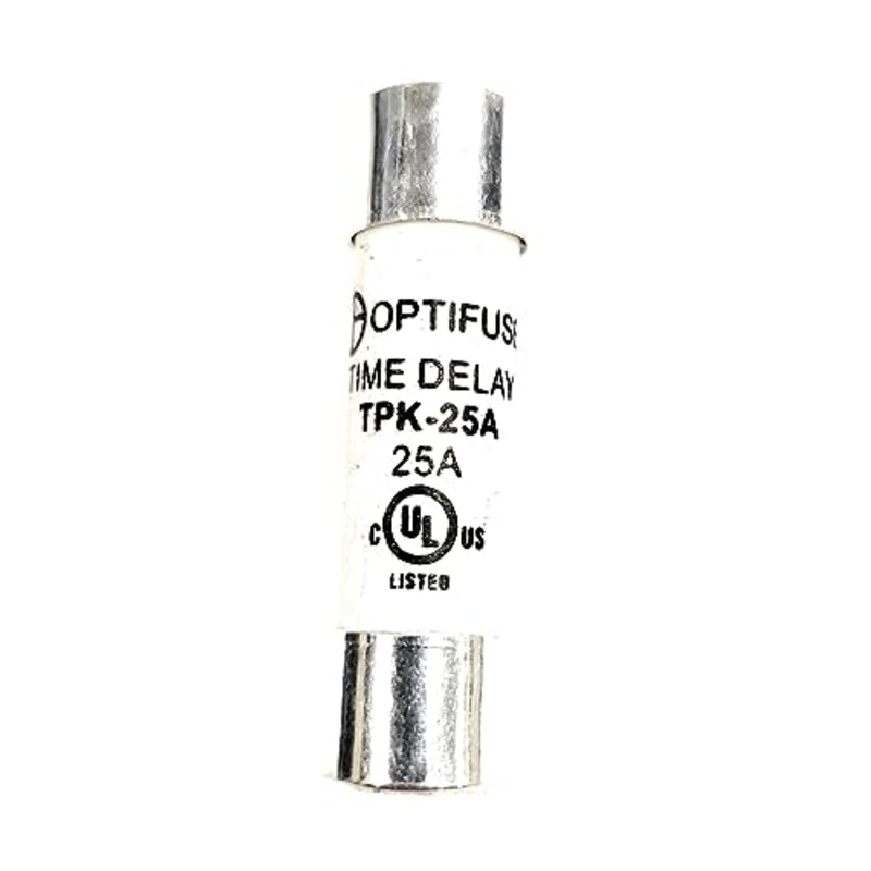 Fuse 25 AMP 500V OPTIFUSE TPK-25A (1PC) EQUIV to FNQ-25 FLQ025 ATQ25 TIME DELAY Fuse UL Listed 1.5 INCH Long