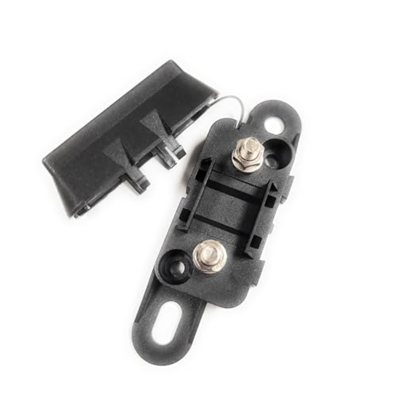 Fuse Holder BLC-06B OPTIFUSE Holds MID M I D Type AUTO FUSES (1 Unit) HAS Cover Studs are (30MM) for Bolt Down FUSES OR 1 3/16″ Center to Center Apart Mount Holes 70MM Apart