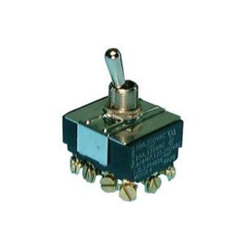 Heavy Duty Bat Handle Toggle Switch – 4PDT / On – Off – On : 30-10243