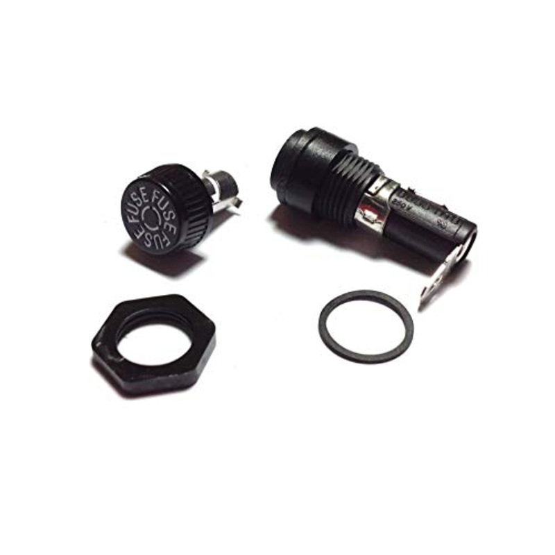 HTB-44I | BUSSMANN Fuse Holder, for 5 X 20MM FUSES, HIGH Profile, Solder 3/16, Quick-Connect (Right Angle) | Pack of 10