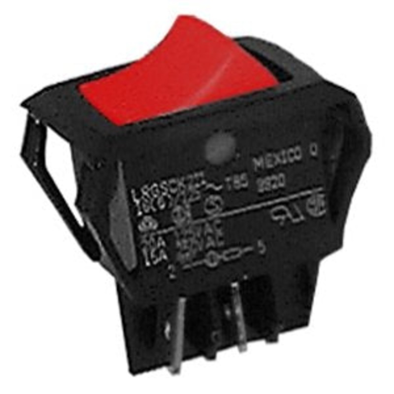 Lighted High Inrush Heavy Duty Rocker Switch – DPST : 30-16867