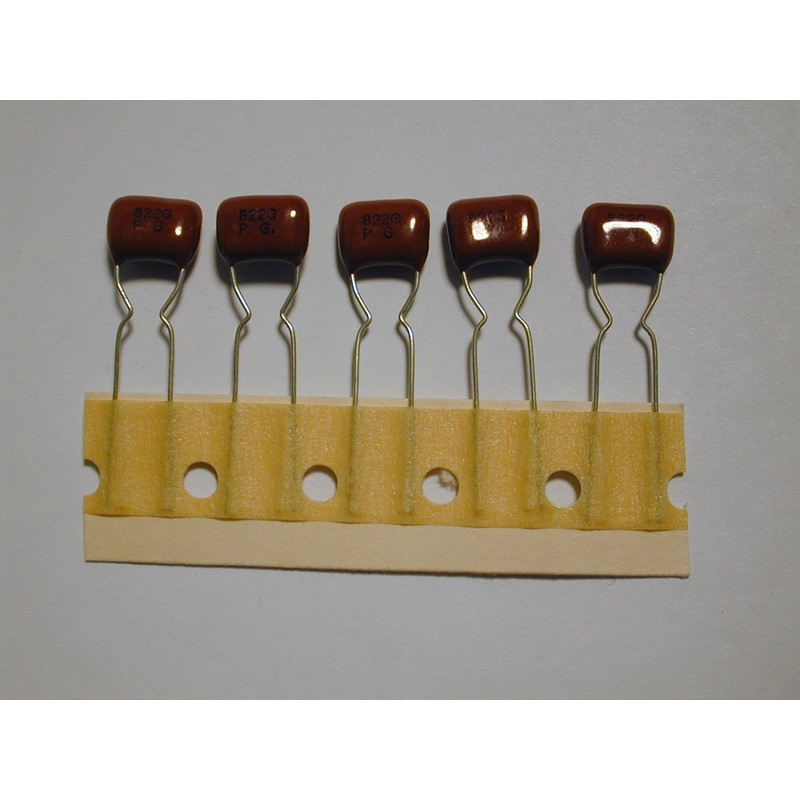 Capacitor DF393J250E FILM .039 MF 250V 5% TOL RADIAL LEADS (5 Per Pack)