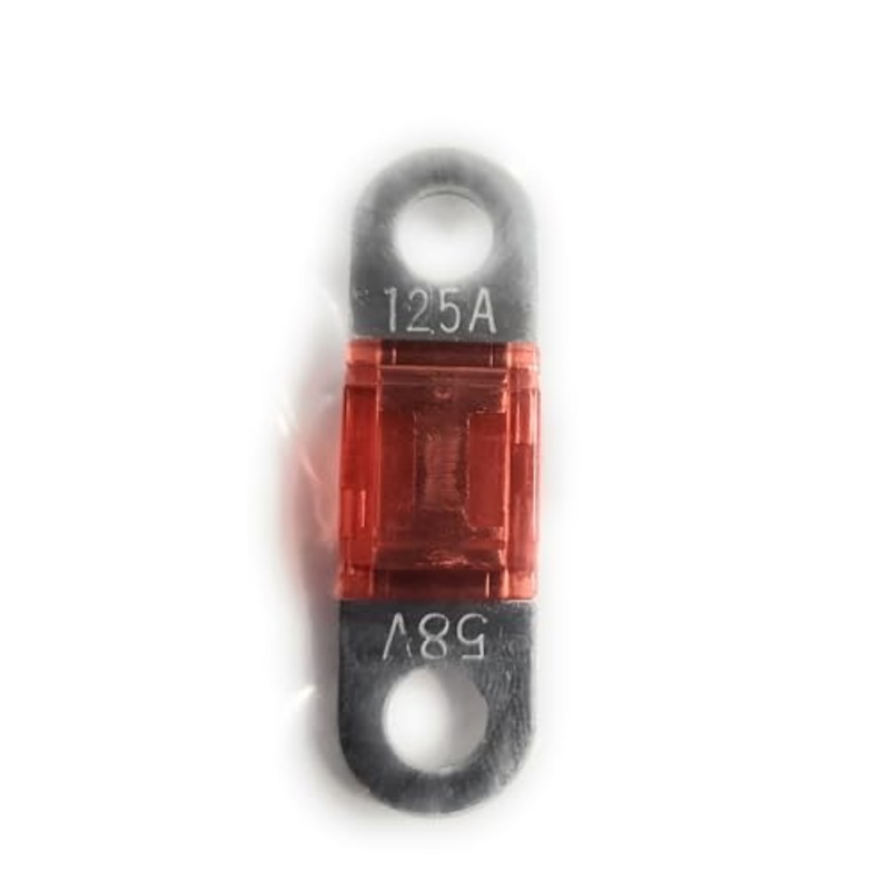 FUSE 125 AMP AUTOMOTIVE TYPE BOLT DOWN MIDA-125A 1.25″ CENTER TO CENTER MOUNT HOLES 1/2 INCH WIDE OPTIFUSE MIDA-125A (ORANGE) (1PC)