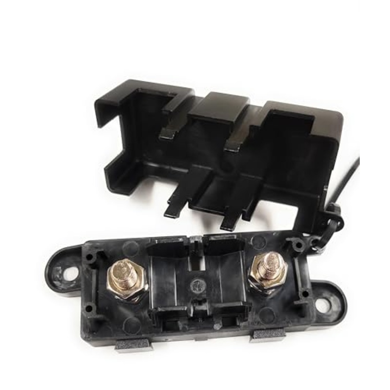 Fuse Holder BLC-07B OPTIFUSE (1PC) Bolt Down Bolt-ON Mount W/Cover FITS MEGA FUSES MGGA Series M8 (Threads) Bolts 5/16″