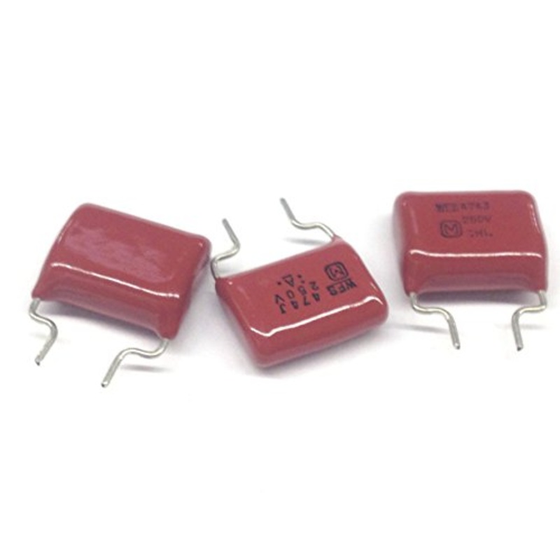 ECWF2474JSR Metallized Polypropylene Film Capacitors .47uf 250V +/- 5% Tolerance Radial Leads (3 pieces)