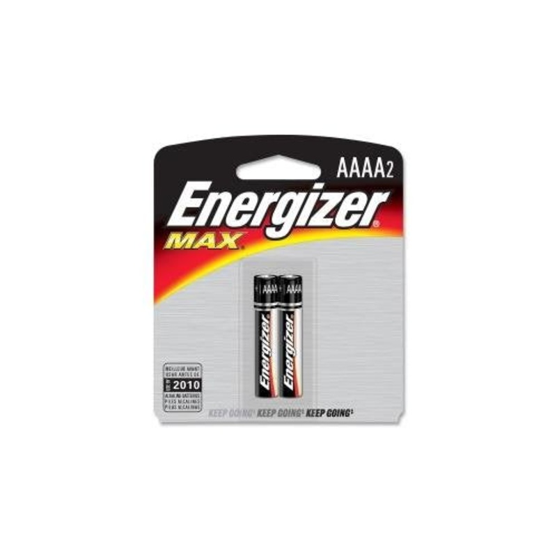 Energizer E96BP-2 AAAA Alkaline Cell Battery – 595 mAh – AAAA – Alkaline – 1.5 V DC