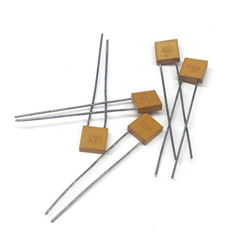 M39014/02-1411 MIL Qualified Ceramic Capacitors 1uf 100V +/- 10% Tolerance, .1%/1000 hours Failure Rate, Radial Lead (5 pieces)