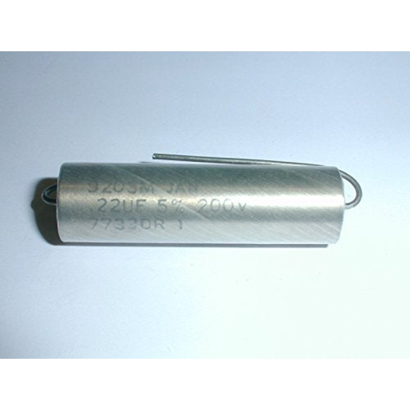 M83421/01-9203M .22uf 200V 5% Hermetically-Sealed Axial-Lead Metalized-Polycarbonate Capacitors to Military Specification MIL-C 83421/01