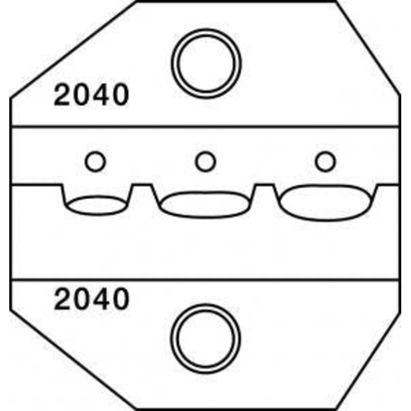 Paladin Tools 2040 CrimpALL 1300/8000 Series Die For Insulated Terminals And Lugs