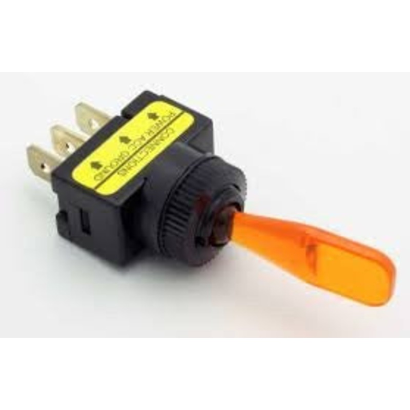 Philmore 30-12150 Auto/Marine Lighted Toggle Switch Amber