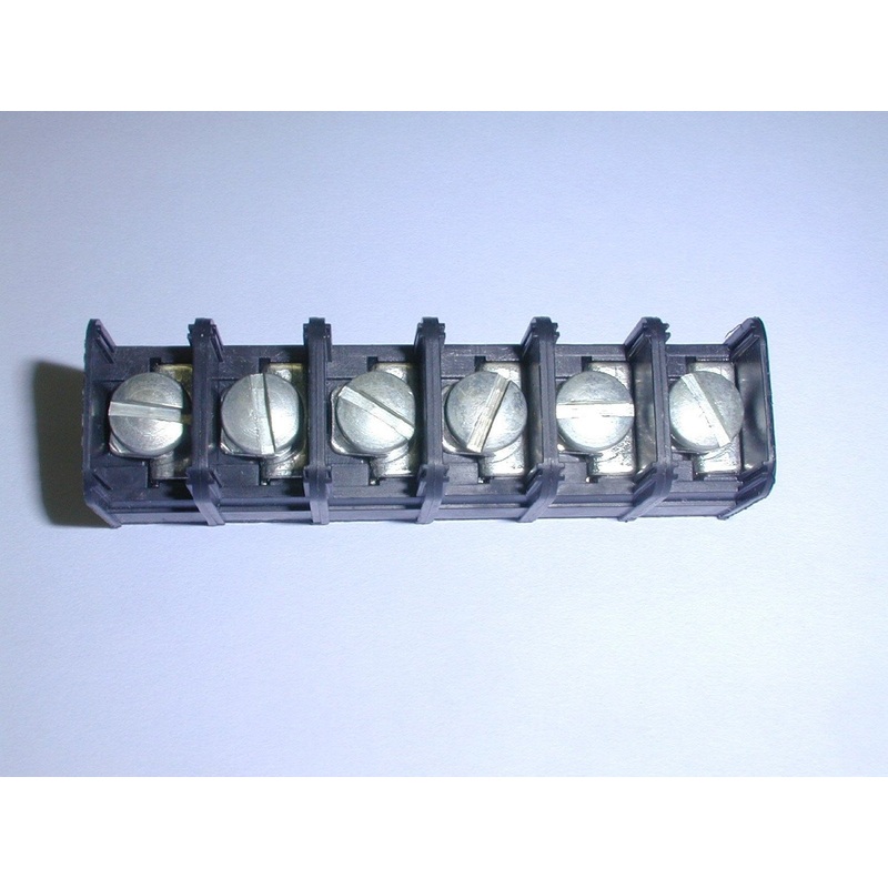 RDI LC6-P102-06 6 Position Single Row PCB Barrier Block (1 piece)