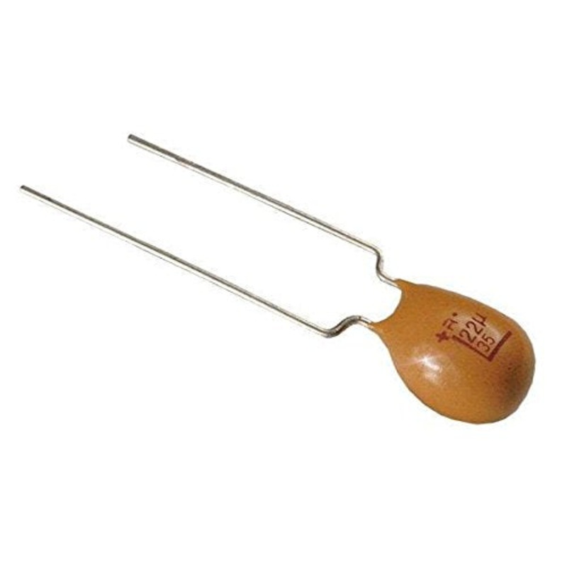 Tantalum Capacitors – Solid Leaded 50volts 4.7uF 10% (1 piece)